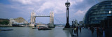 Bridge over a River, Tower Bridge, Thames River, London, England Wall Decal by Panoramic Images 