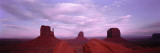 Buttes at Sunset, the Mittens, Merrick Butte, Monument Valley, Arizona, USA Autocollant mural par Panoramic Images 