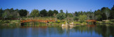Reflection of Trees and Bridges in Water, Japanese Gardens in Toowoomba City, Queensland, Australia Vinilos decorativos por Panoramic Images