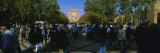 People at a University Campus, University of Notre Dame, South Bend, Indiana, USA Wall Decal by Panoramic Images 