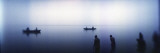 People Taking a Ritual Dip in a River, Ganges River, Varanasi, Uttar Pradesh, India Wall Decal by Panoramic Images 