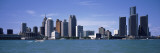 Buildings at the Waterfront, Detroit, Wayne County, Michigan, USA Wall Decal by  Panoramic Images