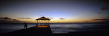 Tourists on a Pier, Waikiki Beach, Waikiki, Honolulu, Oahu, Hawaii, USA Wall Decal by Panoramic Images 