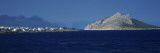 Town at the Coast, Perdika, Moni Island, Aegina, Saronic Gulf Islands, Athens, Attica, Greece Wall Decal by  Panoramic Images