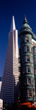 View of Towers, Columbus Tower, Transamerica Pyramid, San Francisco, California, USA Wall Decal by Panoramic Images 