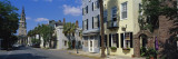 Buildings Along a Street with a Church in the Background, St. Philip's Church, Charleston Wall Decal by  Panoramic Images