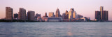 Skyline Detroit Mi, USA Wall Decal by  Panoramic Images