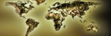 Close-Up of a World Map Mode (wallstickers) af Panoramic Images Close-Up of a World Map Mode (wallstickers) af Panoramic Images