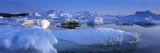 Icebergs in the Sea, Disko Bay, Greenland Wall Decal by  Panoramic Images