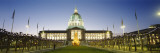 Christmas Tree Lit Up in Front of a Building, City Hall, San Francisco, California, USA Wall Decal by  Panoramic Images