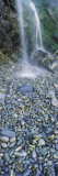 Water Falling on Rocks, Sandymouth Beach, Bude, Cornwall, England Wall Decal by Panoramic Images 