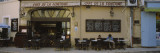 Man and a Woman Sitting at a Sidewalk Cafe, Lourmarin, Vaucluse, Provence-Alpes-Cote D'Azur, France Wall Decal by Panoramic Images 