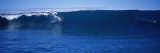 Surfers in the Sea, Tahiti, French Polynesia Wall Decal by Panoramic Images 
