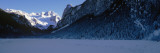 Mountains with a Frozen Lake, Lake Gosau, Dachstein Mountains, Austria Vinilos decorativos por Panoramic Images