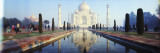 Reflection of a Mausoleum in Water, Taj Mahal, Agra, Uttar Pradesh, India Wall Decal by Panoramic Images 