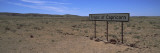 Tropic of Capricorn Sign in a Desert, Namibia Wall Decal by Panoramic Images 