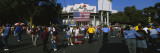 Group of People in Front of a Stadium, the Rose Bowl, Pasadena, City of Los Angeles, California Wall Decal by  Panoramic Images