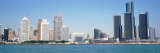 Skyline Detroit Mi, USA Wall Decal by  Panoramic Images
