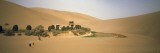 Pagoda and a Lake in a Desert, Crescent Lake, Dunhuang, Jiuquan, Gansu Province, China Wall Decal by Panoramic Images 