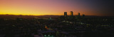 Aerial View of Denver Lit Up at Dusk, Colorado, USA Wall Decal by  Panoramic Images