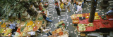 High Angle View of a Group of People in a Vegetable Market, Funchal, Madeira, Portugal Wall Decal by  Panoramic Images