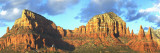 Chapel on Rock Formations, Chapel of the Holy Cross, Sedona, Arizona, USA Wall Decal by  Panoramic Images