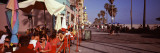 Tourists in Beach Cafe, Venice Beach, Venice, Los Angeles, Los Angeles County, California, USA Wall Decal by Panoramic Images 