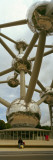 View of a Sculpture of Molecular Model, Atomium, Brussels, Belgium Wall Decal by Panoramic Images 