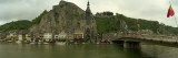 Bridge across River with Town in Background, Meuse River, Dinant, Namur Province, Wallonia, Belgium Wall Decal by Panoramic Images 