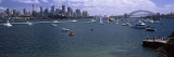Boats in the Sea with a Bridge in the Background, Sydney Harbor Bridge, Sydney Harbor, Sydney, New Vinilos decorativos por Panoramic Images Boats in the Sea with a Bridge in the Background, Sydney Harbor Bridge, Sydney Harbor, Sydney, New Vinilos decorativos por Panoramic Images