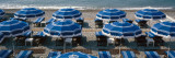Beach Umbrellas on the Beach, Nice, Alpes-Maritimes, Provence-Alpes-Cote D'Azur, France Wall Decal by Panoramic Images 