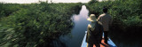 Tourist on a Boat in a River, Sangker River, Battambang Province, Cambodia Wall Decal by Panoramic Images 