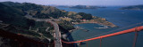 View of a Suspension Bridge, Golden Gate Bridge, San Francisco, California, USA Wall Decal by Panoramic Images 