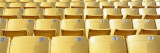 Empty Yellow Seats in a Stadium, Soldier Field, Chicago, Illinois, USA Wall Decal by Panoramic Images 