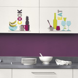 Cook & Eat (Water Resistant Decal) Wall Decal