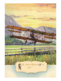 The Martin Biplane, 1909 Wall Decal by Charles H. Hubbell