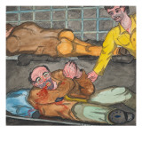 Three Men in the `Time Tank' Giclee Print by Ronald Ginther