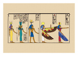 Hek, Isis and Khu Wall Decal by J. Gardner Wilkinson