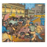 A Strike at the Seattle Post Intelligencer Giclée-tryk af Ronald Ginther A Strike at the Seattle Post Intelligencer Giclée-tryk af Ronald Ginther