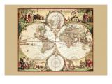 Nova Orbis Tabula Wall Decal by A. F. Dewit
