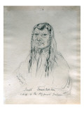 Portrait of Joseph Too-We-Tak-Hes Chief of the Nez Perce Indians Giclee Print by Gustav Sohon