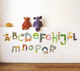 Animals Alphabet Autocollant mural