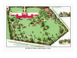 Retreat Park, Hartford, Connecticut Autocollant mural par J. Weidermann