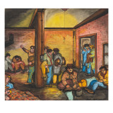 A Brick-Walled Room in an Abandoned Hall Giclée-tryk af Ronald Ginther A Brick-Walled Room in an Abandoned Hall Giclée-tryk af Ronald Ginther