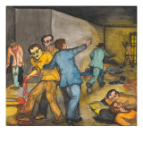A Suicide Attempt at the Seattle City Jail Giclée-tryk af Ronald Ginther A Suicide Attempt at the Seattle City Jail Giclée-tryk af Ronald Ginther
