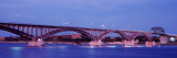 Peace Bridge over Niagara River Connecting Buffalo, New York and Fort Erie, Ontario, Canada-Usa Wall Decal by Panoramic Images 