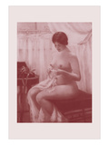 Nude in the Parlor Wall Decal by M. Everart