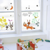 Animals and Tales  (Window Decal) Kalkomania ścienna