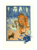The Cowardly Lion Wall Decal by William W. Denslow