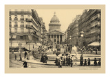 Pantheon and Soufflot Street Wall Decal by Helio E. Ledeley